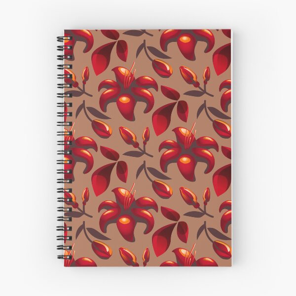 Item preview, Red Lily Pattern designed and sold by OhYha.