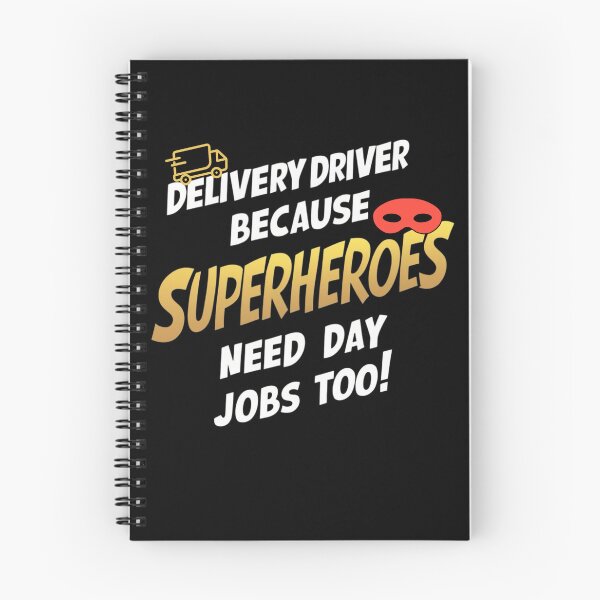 Item preview, Funny Delivery Driver - Superheroes Need Day Jobs Too designed and sold by BunBuntheDog-.