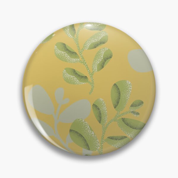 Item preview, Simple Leaf Pattern on Pale Yellow designed and sold by OhYha.