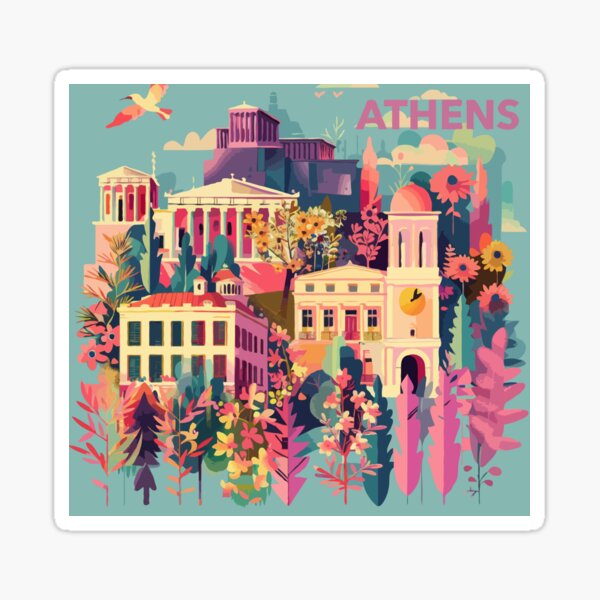 Item preview, Athens, Greece designed and sold by 'Tude Tees.