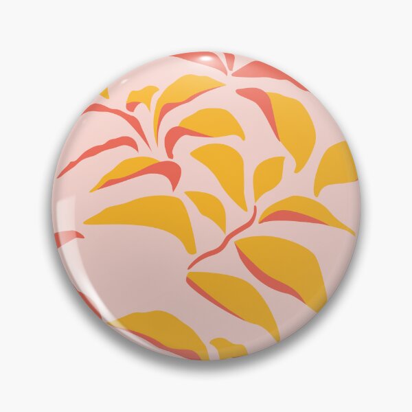 Item preview, Yellow Red Leaves on Pink designed and sold by OhYha.