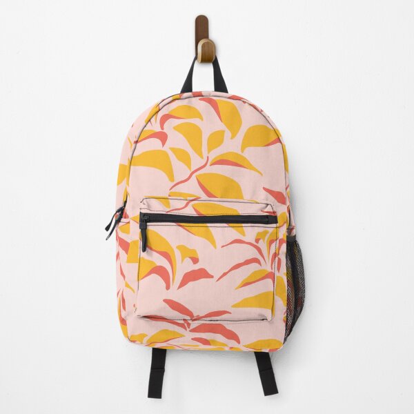 Item preview, Yellow Red Leaves on Pink designed and sold by OhYha.
