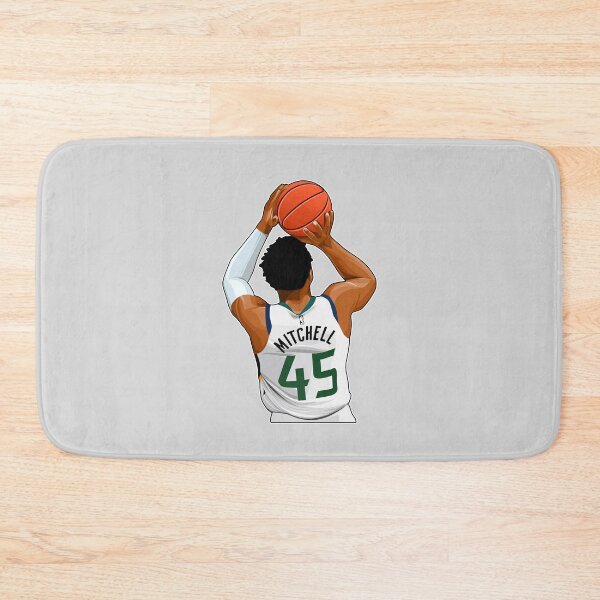 Item preview, Donovan Mitchell No.45 Shots Art designed and sold by EndZoneEmporium.