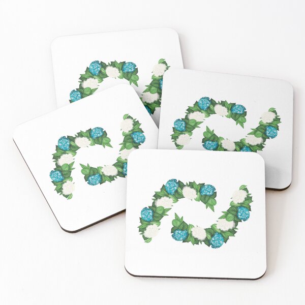 Item preview, hydrangea stickers designed and sold by BranketRabbit.