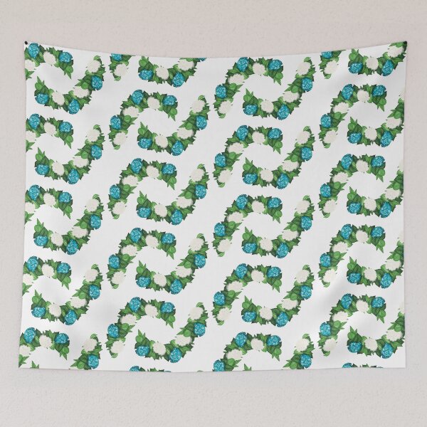 Item preview, hydrangea stickers designed and sold by BranketRabbit.