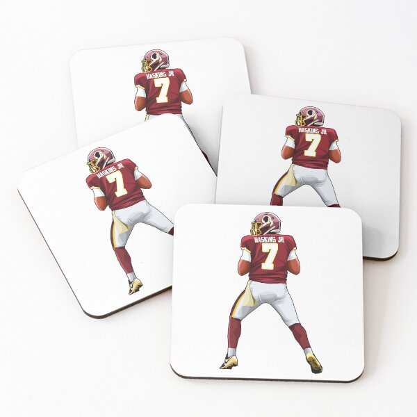 Item preview, Dwayne Haskins No.7 looks To Pass Art designed and sold by EndZoneEmporium.