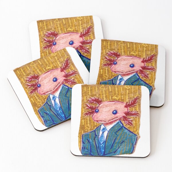Item preview, Axolotl Portrait designed and sold by sneha-a.