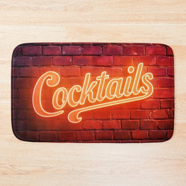 Artikelvorschau, Cocktails Leuchtreklame entworfen und verkauft von ArtFactoryAI.