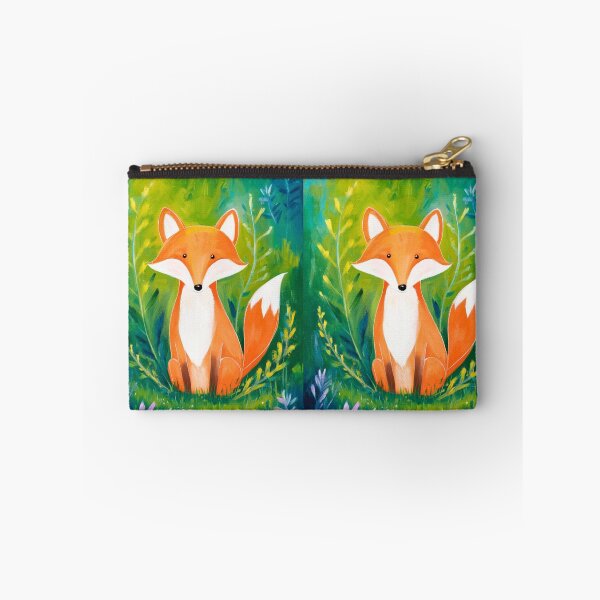 Item preview, Cute Fox. Adorable fox, watercolor fox, fox drawing, floral fox, fox image designed and sold by FoxVibes.