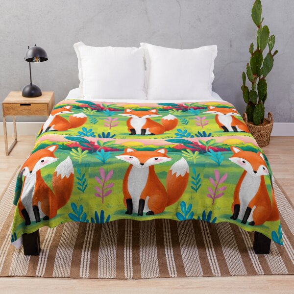 Item preview, Cute Fox. Adorable fox, watercolor fox, fox drawing, floral fox, fox image designed and sold by FoxVibes.