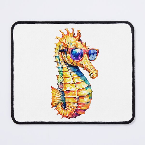 Item preview, Seahorse Wearing Sunglasses designed and sold by TheAnimalZ00.