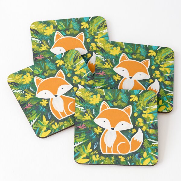 Artikelvorschau, Süßer Fuchs. Entzückender Fuchs, Aquarellfuchs, Fuchszeichnung, Blumenfuchs, Fuchsbild entworfen und verkauft von FoxVibes.