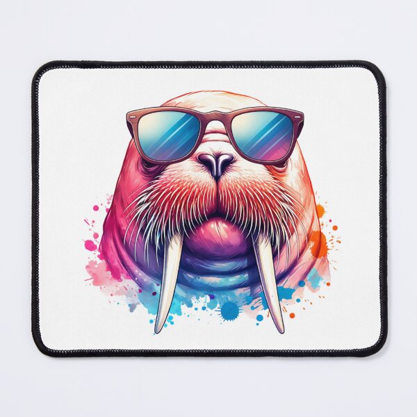 Item preview, Watercolor Cool Walrus designed and sold by TheAnimalZ00.