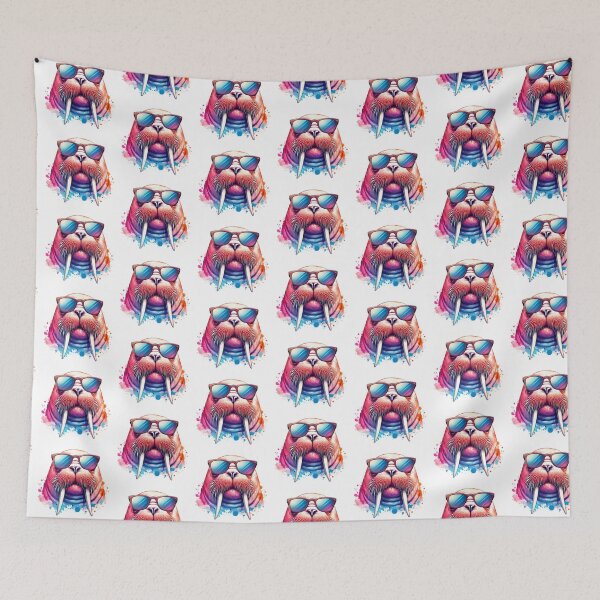 Item preview, Watercolor Cool Walrus designed and sold by TheAnimalZ00.