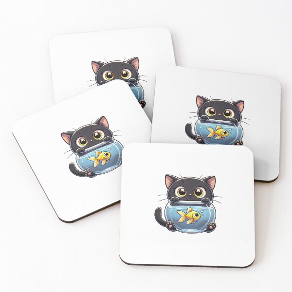 Item preview, feline and fish  designed and sold by JH0816.