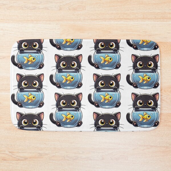 Item preview, feline and fish  designed and sold by JH0816.