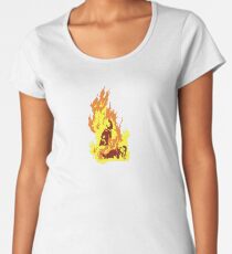 The Self-Immolation of Thích Quảng Ðức Women's Premium T-Shirt