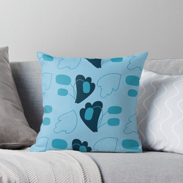 Item preview, Simple Abstract Blue Green Floral designed and sold by OhYha.
