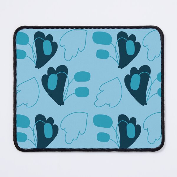 Item preview, Simple Abstract Blue Green Floral designed and sold by OhYha.