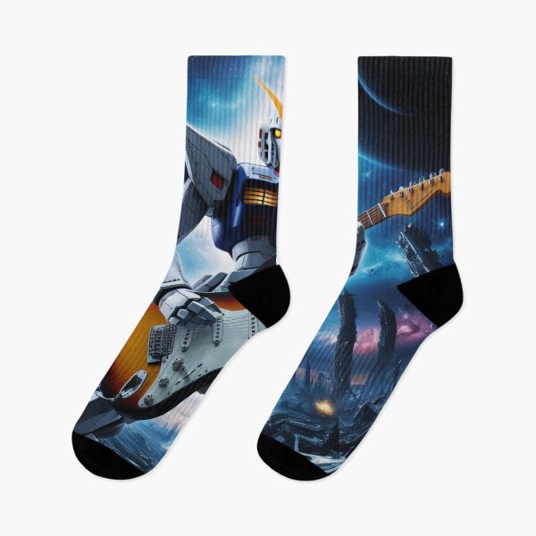 Item preview, Epic Gundam Guitar Solo in Ruined Space Metropolis designed and sold by Jr-Mensagens.