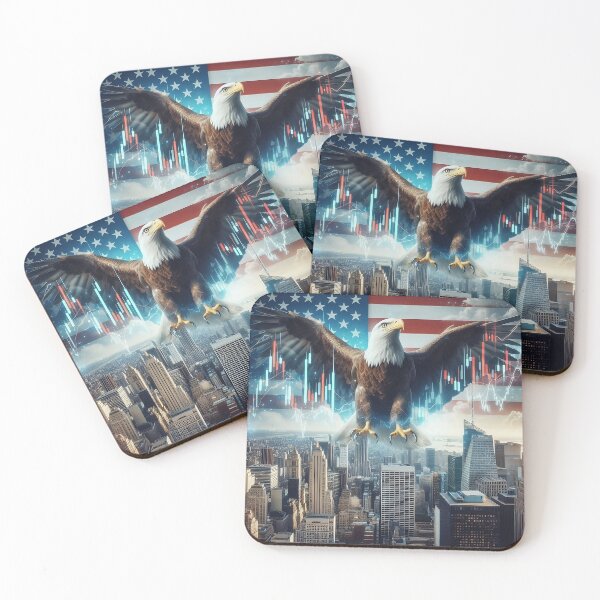 Item preview, Eagle of Wall Street Stock Market Chart designed and sold by LeStudioSHB.