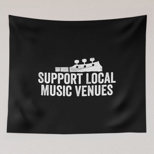 Item preview, Support Local Music Venues designed and sold by kevzadevinca.