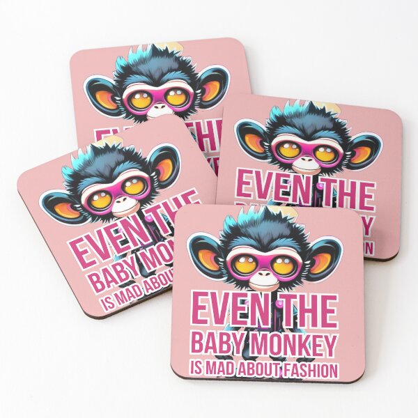 Item preview, Even The Baby Monkey is Mad about Fashion designed and sold by DesignPrePress.