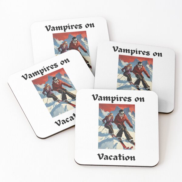 Item preview, Vampires on Vacation Skiing designed and sold by popsbh.