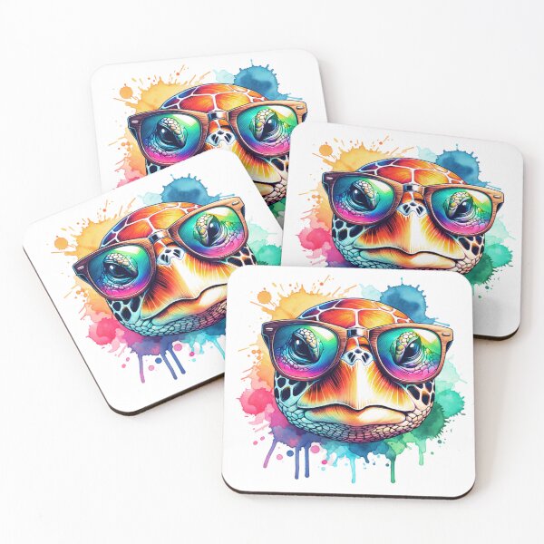 Item preview, Watercolor Sea Turtle Face designed and sold by TheAnimalZ00.