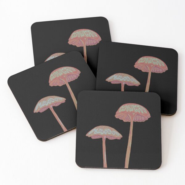 Item preview, Peachy Mushroom Couplet designed and sold by notastranger.