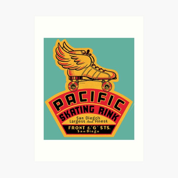 Pacific Skating Rink Art Print