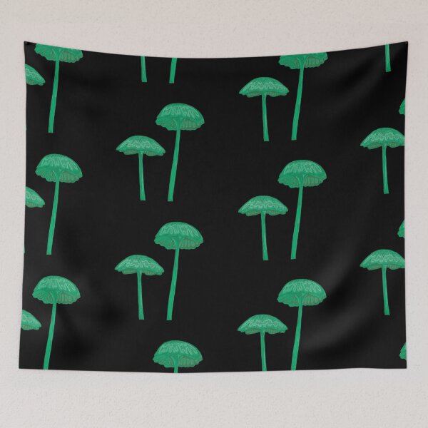 Item preview, Green Mushroom Couplet designed and sold by notastranger.