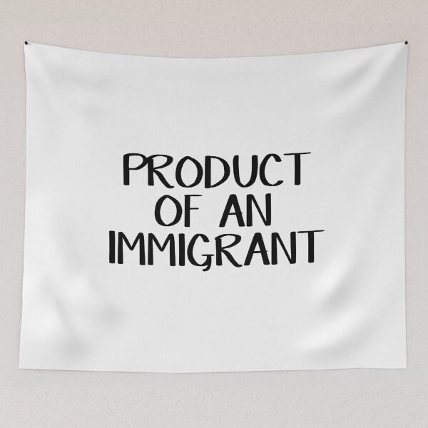 Aperçu de l'œuvre Produit d'un immigrant créée et vendue par allthetees.