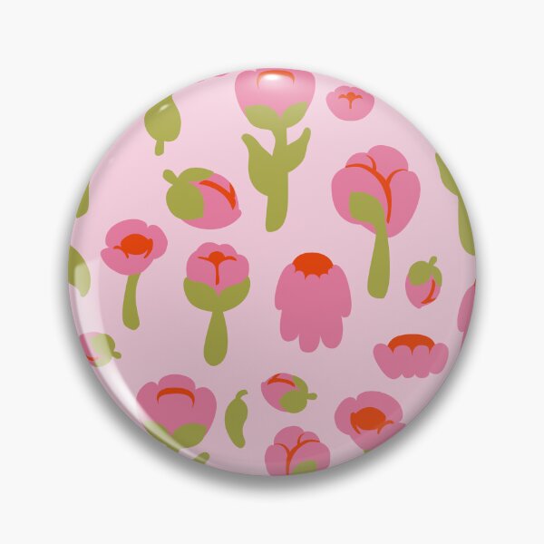 Item preview, Pink Pattern of Cute Flowers designed and sold by OhYha.