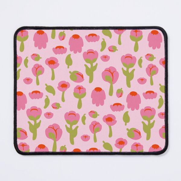 Item preview, Pink Pattern of Cute Flowers designed and sold by OhYha.
