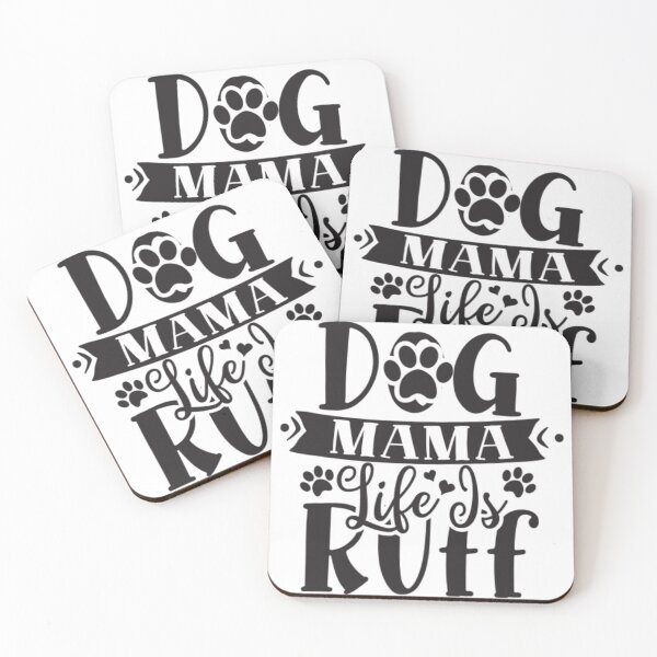 Item preview, Dog Mama Life Is Ruff - Fun Pet Lover Design designed and sold by Mundo Tees.