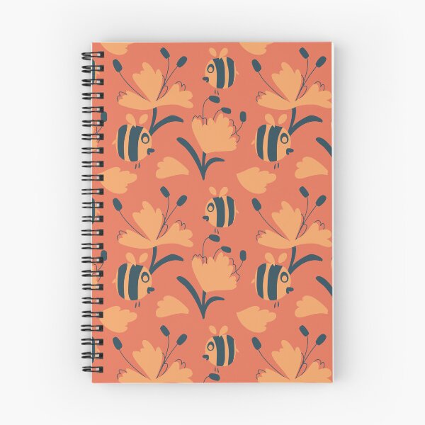 Item preview, Orange Bee and Flower designed and sold by OhYha.