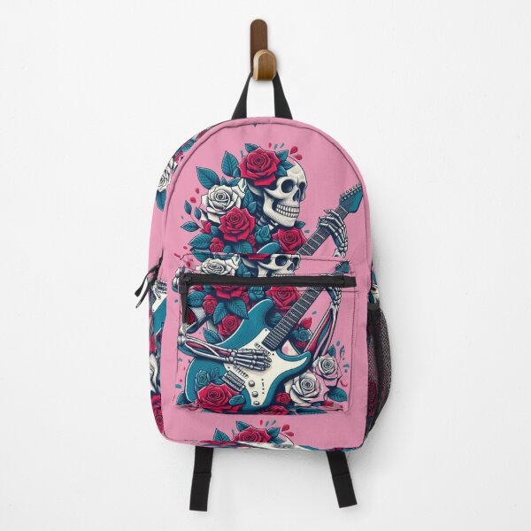 Item preview, Arte del bosquejo de Skull Rose Playing Guita  designed and sold by ZulryLifestyles.