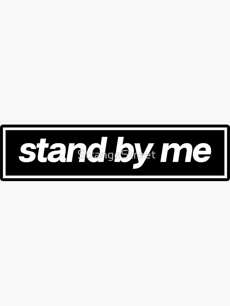 "Stand By Me Wedding Bride Couples" Sticker by StrangeStreet Redbubble