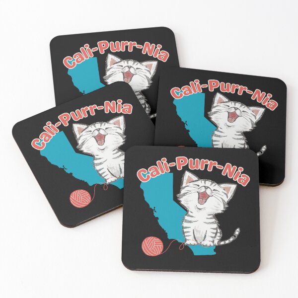 Item preview, Cute Cat California Funny designed and sold by Life Is Beautiful.
