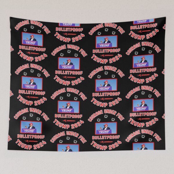 Item preview, Trump Courage Under Fire designed and sold by WoodburyLake.