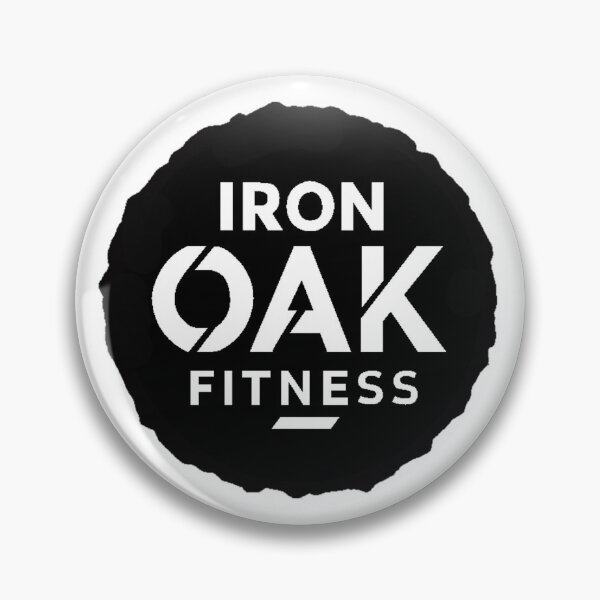 Artikelvorschau, Iron Oak Fitness Logo-Holzscheibe entworfen und verkauft von IronOakMerch.