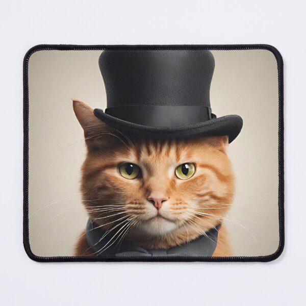 Item preview, TRIGG DOES THAT - Top Hat Ginger Cat designed and sold by TriggDoesThat.