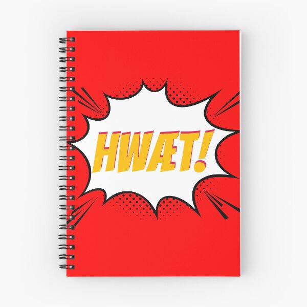 Item preview, HWÆT! comic book style Beowulf Anglo-Saxon design designed and sold by tbunks.