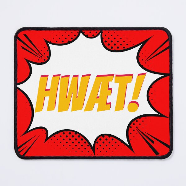 Item preview, HWÆT! comic book style Beowulf Anglo-Saxon design designed and sold by tbunks.