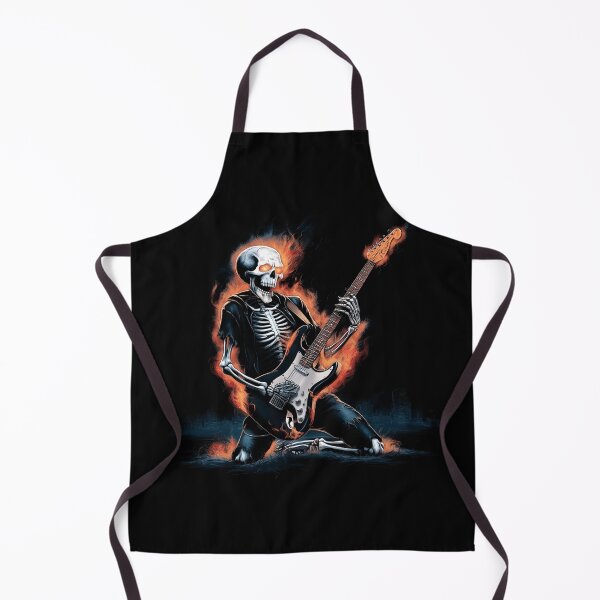 Item preview, Skeleton playing Guitar Musician Halloween graphic art designed and sold by MTRBSK11.