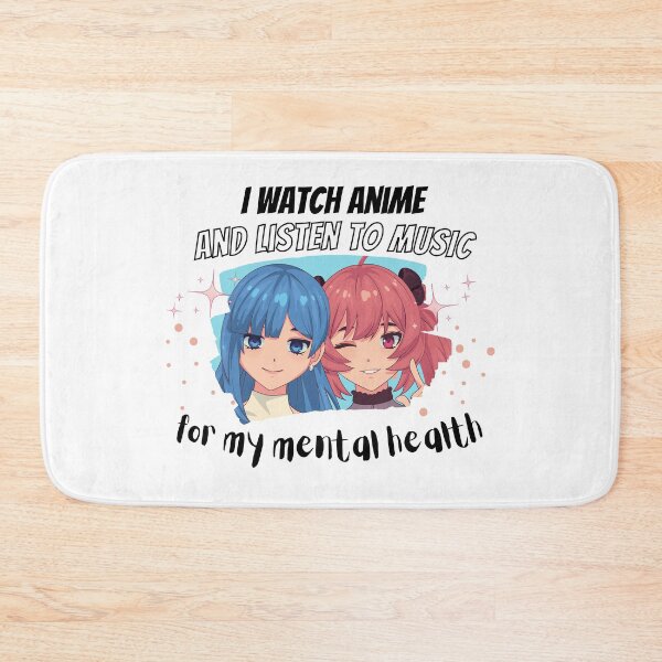 Item preview, I Watch Anime and Listen to Music for Mental Health Shirt, Kawaii Anime Fan, Positive Message, Self-Care, Sensory Regulation, Otaku Gift, Music Lover, Inspirational Quote, Emotional Support designed and sold by Zenovation.
