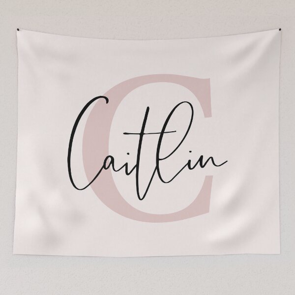 Item preview, Caitlin - Custom name on black cursive font  designed and sold by To the Lua.