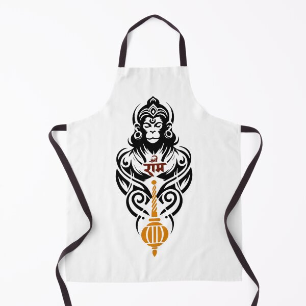 Item preview, Bajrangbali - Lord Hanuman Graphic T-shirt designed and sold by Scorpio Tees.