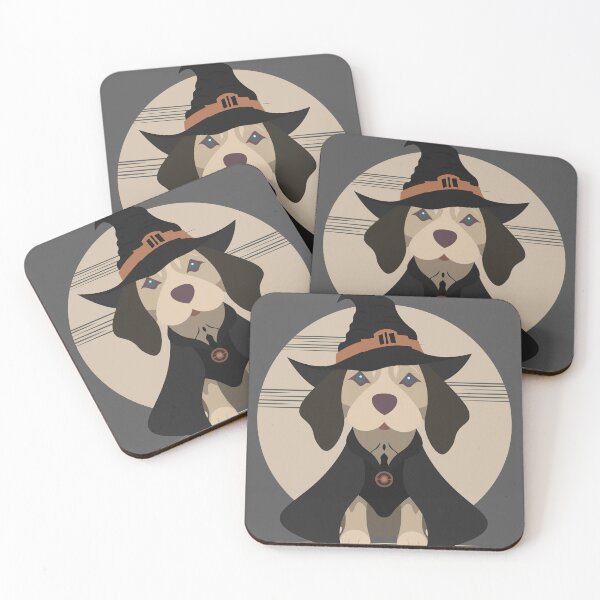 Item preview, Dog in Witch Costume designed and sold by iamKaye.